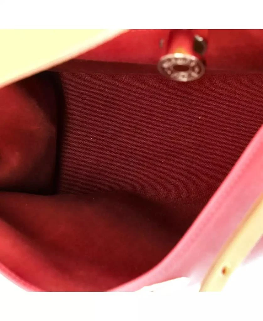 Pre-Owned HERMÉS 31 Herbag Zip Leather and Toile 5