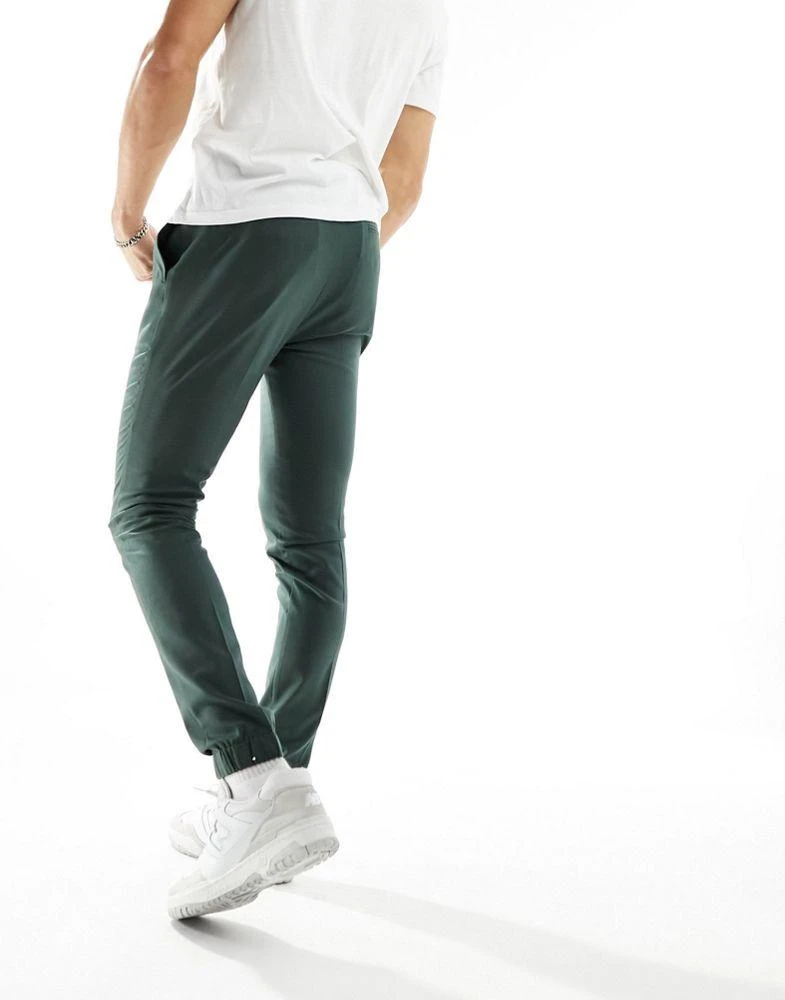 ASOS ASOS DESIGN smart skinny joggers in green 3