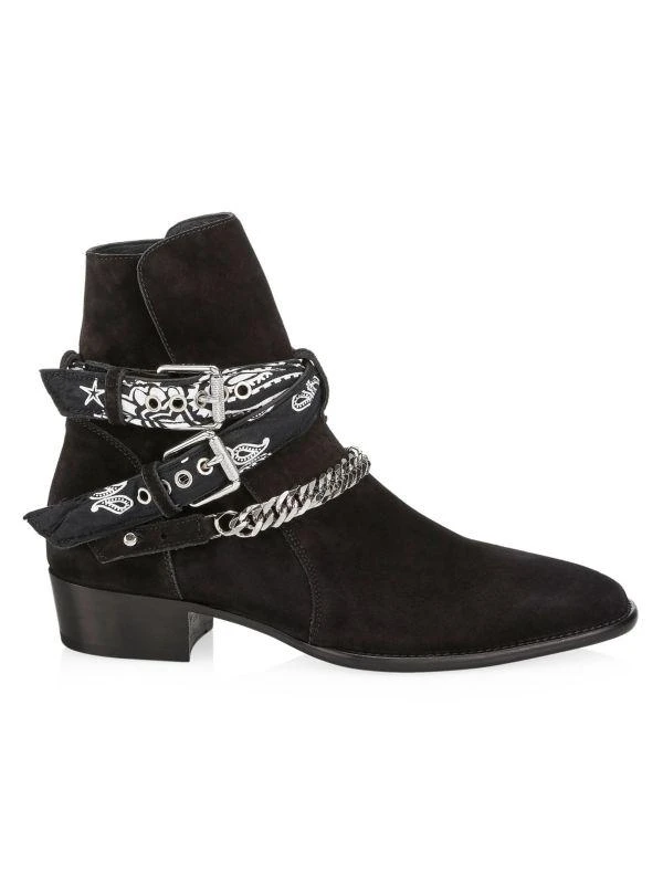 AMIRI Bandana Suede Boots 1