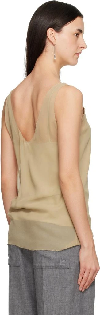 Totême Beige Chiffon Slip Top 3