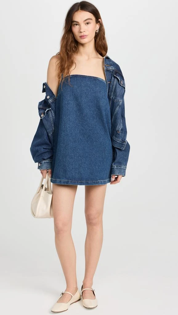 Reformation Stella Denim Mini Dress 4