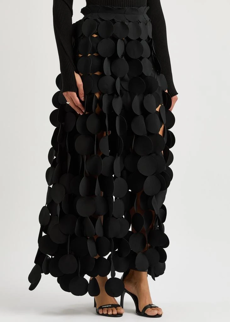 A.W.A.K.E MODE Laser-cut circle maxi skirt 2