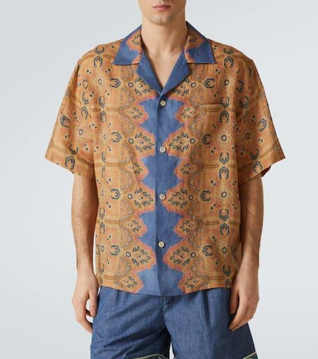 Valentino Printed linen shirt 3