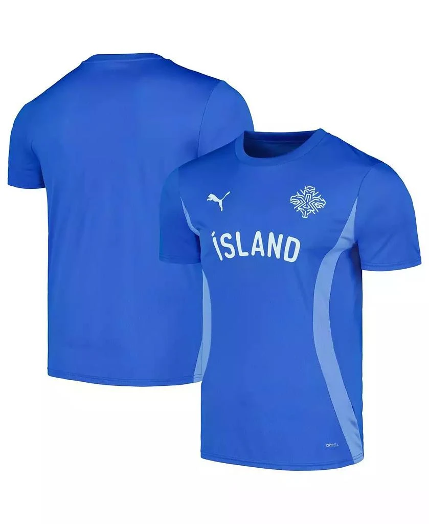 Puma Men's Blue Iceland National Team 2024 Pre-Match Jersey 1