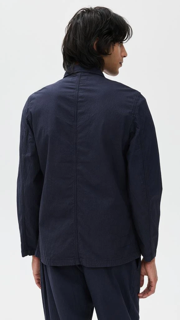 Universal Works Seersucker Bakers Jacket 2