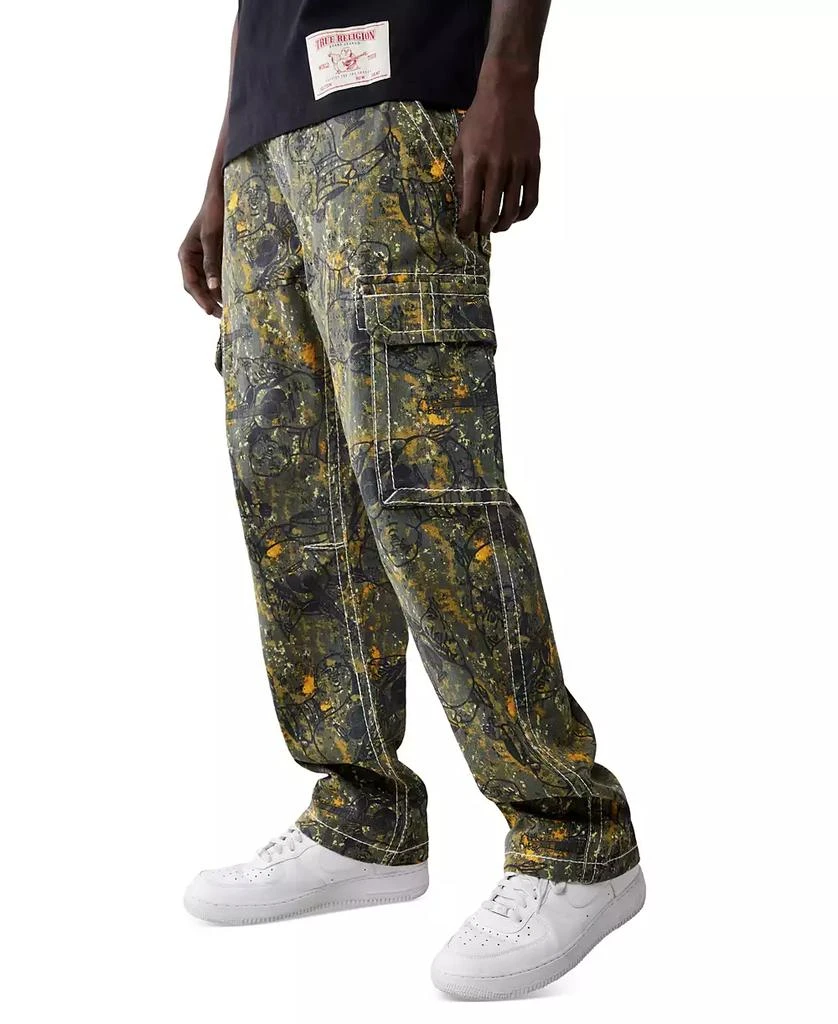 True Religion Men's Big T Relaxed-Fit Buddha Camo Cargo Pants 2