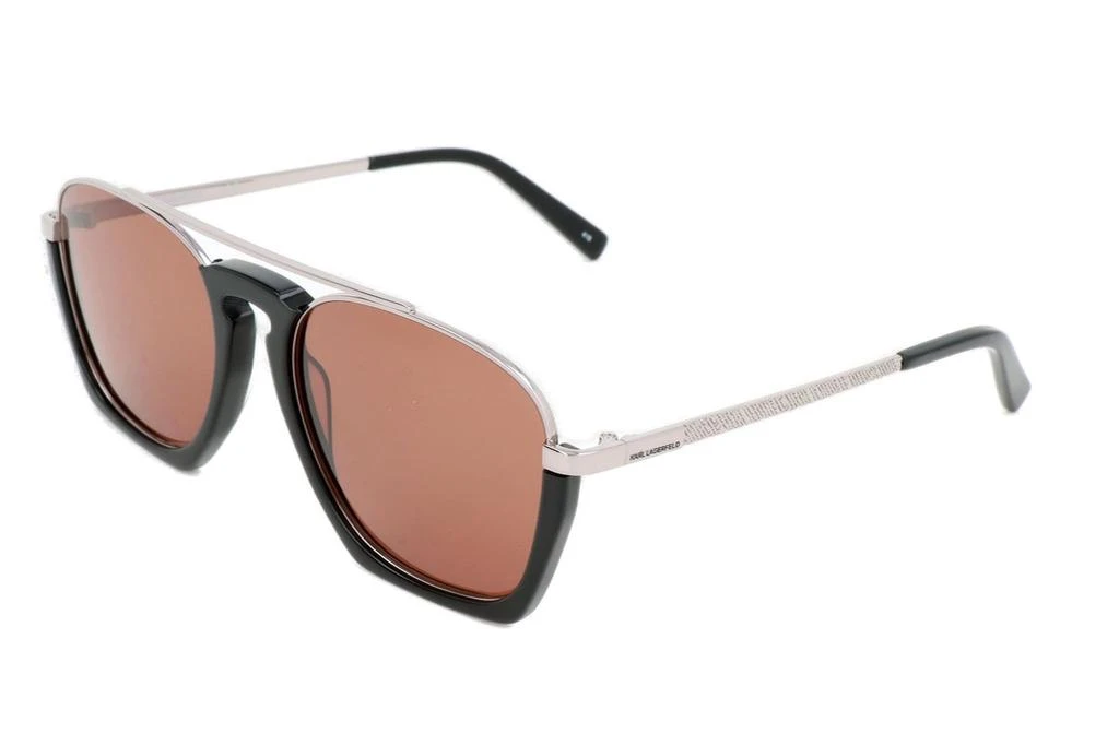 Shop Karl Lagerfeld Geometric Frame Sunglasses on Sale at  display picture 2