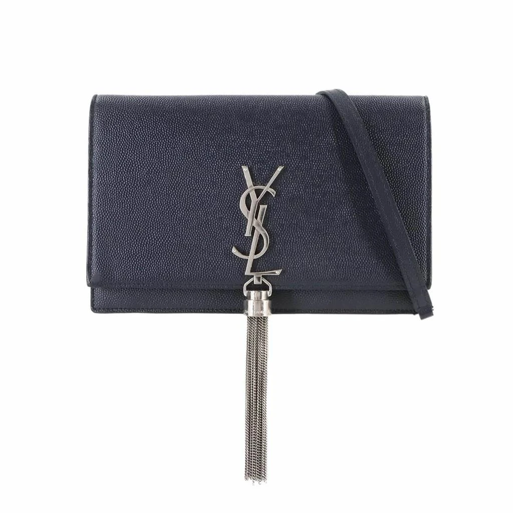 Yves Saint Laurent Leather Chain/Shoulder Wallet (Pre-Owned)