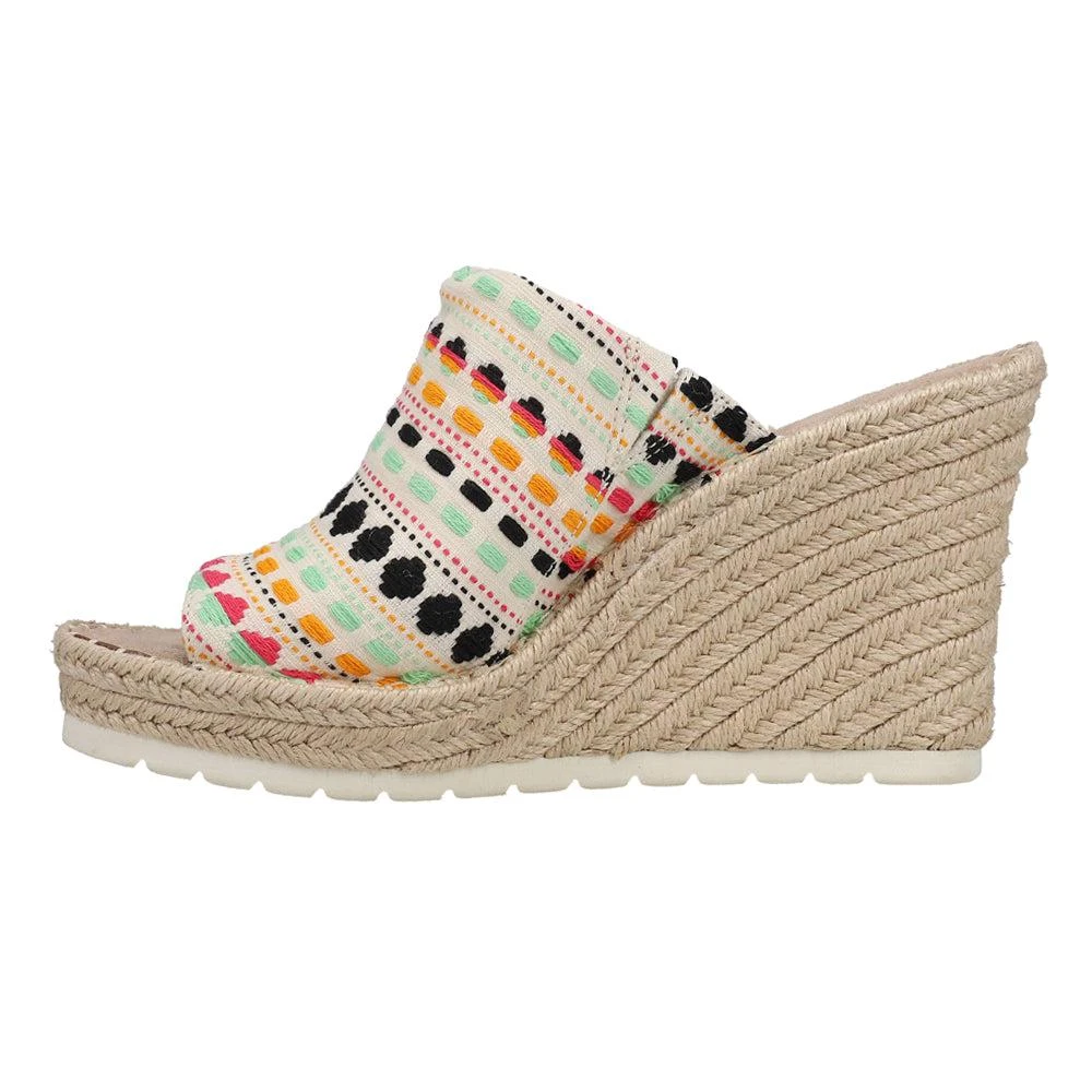 TOMS Monica Mule Wedge Heel 3