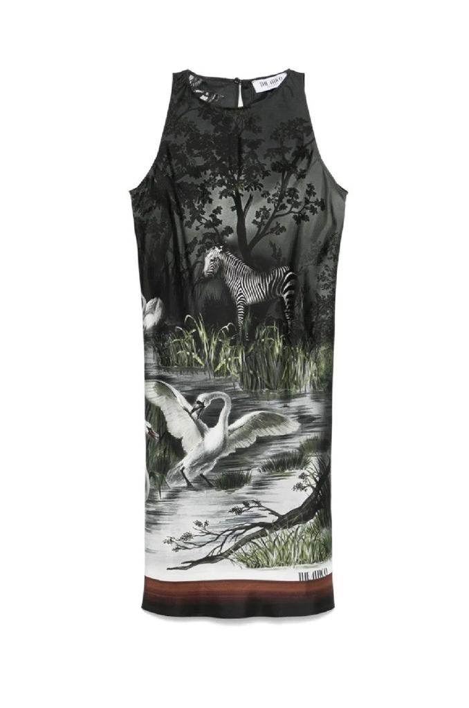 The Attico Nature-Inspired Print Mini Dress