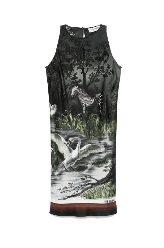 The Attico Nature-Inspired Print Mini Dress 1