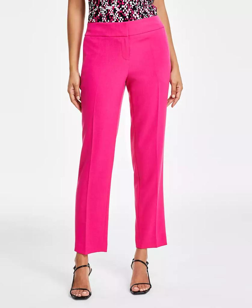 Kasper Women's Stretch-Crepe Straight-Leg Pants, Regular & Petite