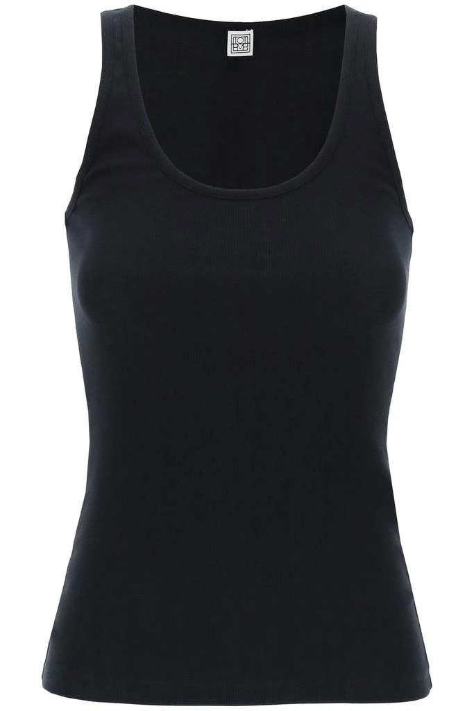 TOTEME ribbed sleeveless top with 1