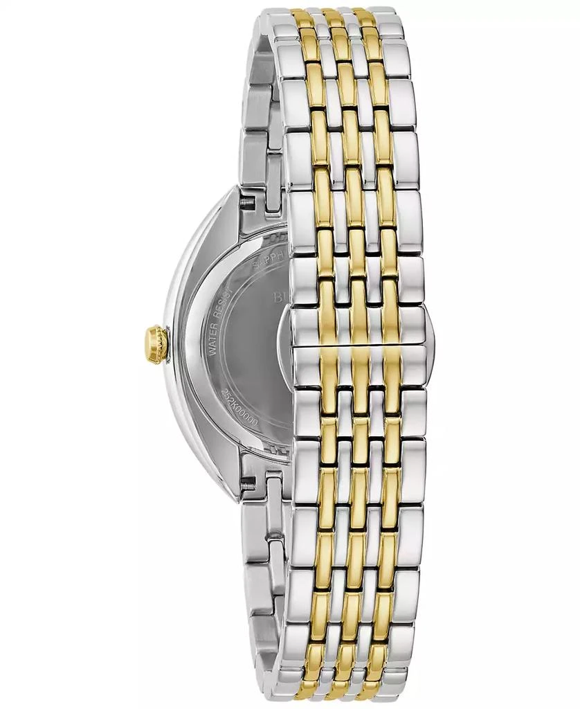 Bulova Women's Classic Two Tone Stainless Steel Bracelet Watch 30mm, A Macy's Exclusive Style 3