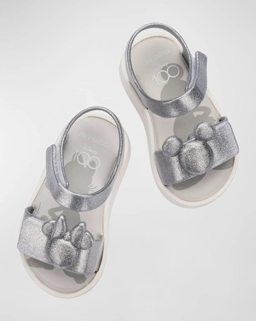 Melissa x Disney Girl's Mickey Sandals, Baby/Toddler 4