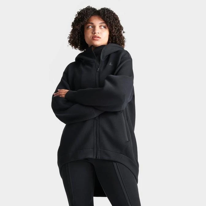 NIKE Women's Nike Sportswear Tech Fleece Oversized Cape Full-Zip Hoodie 1