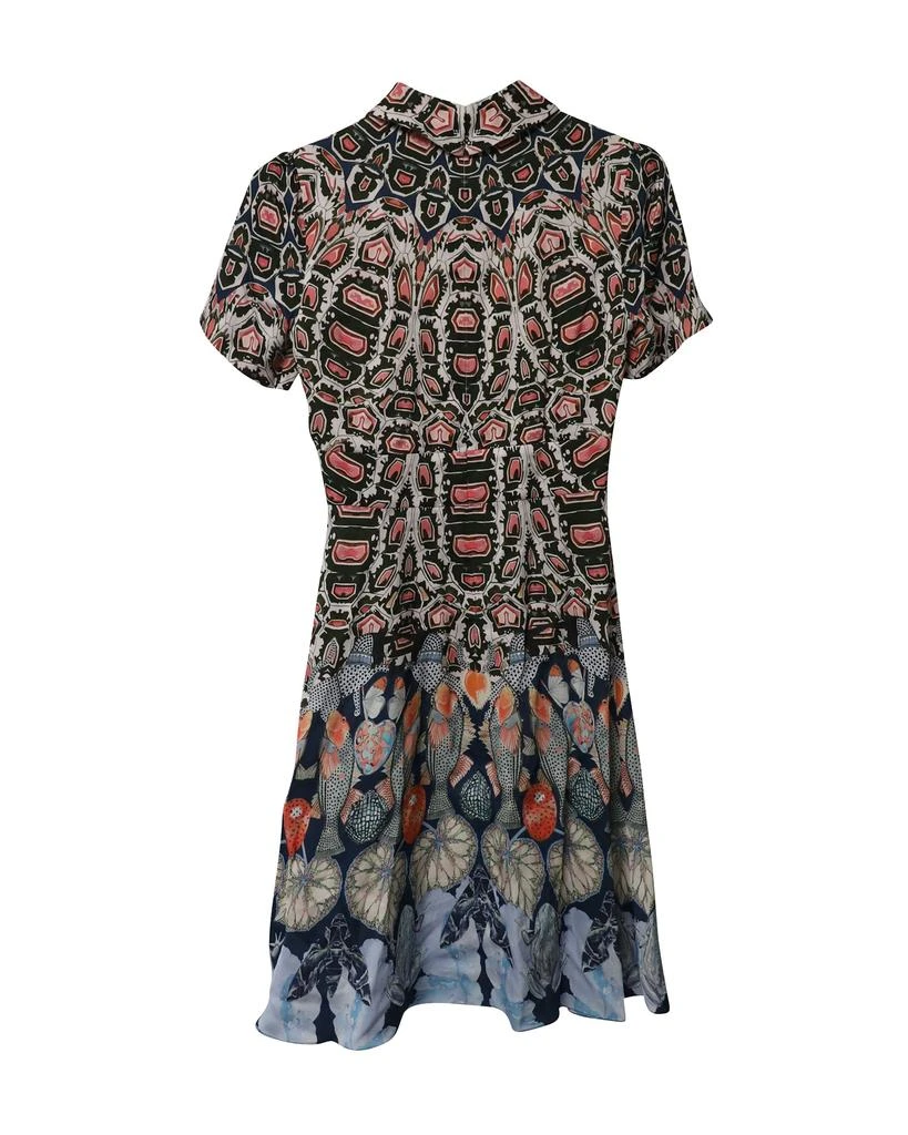 Temperley London Printed Fit and Flare Midi Dress in Multicolor Polyester 5