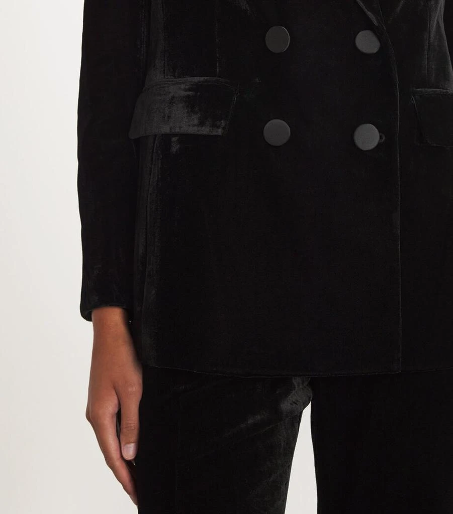 VERONICA BEARD Velvet Ellette Dickey Blazer 6