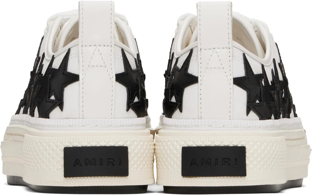 AMIRI White & Black Stars Court Low Sneakers 2