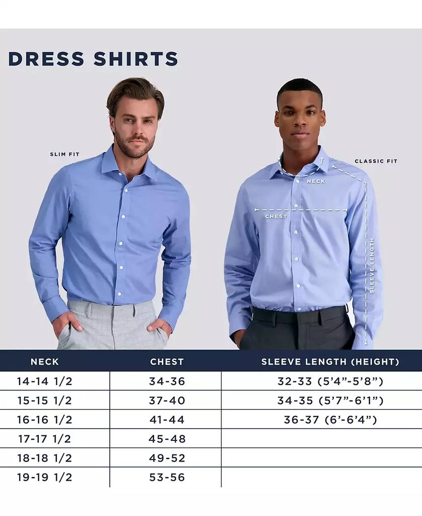 Haggar Men’s Smart Wash® Slim Fit Dress Shirt 6