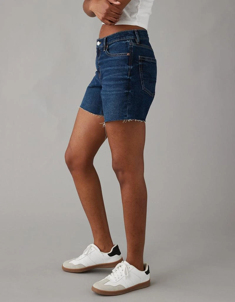 American Eagle Outfitters AE Strigid Super High-Waisted 6" Relaxed Denim Short 4