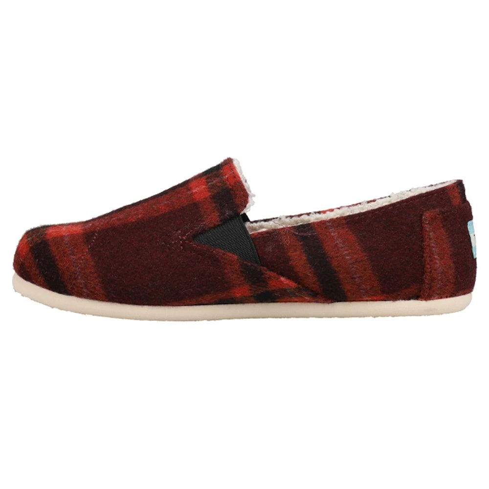 TOMS Redondo Plaid Slip On Flats 3