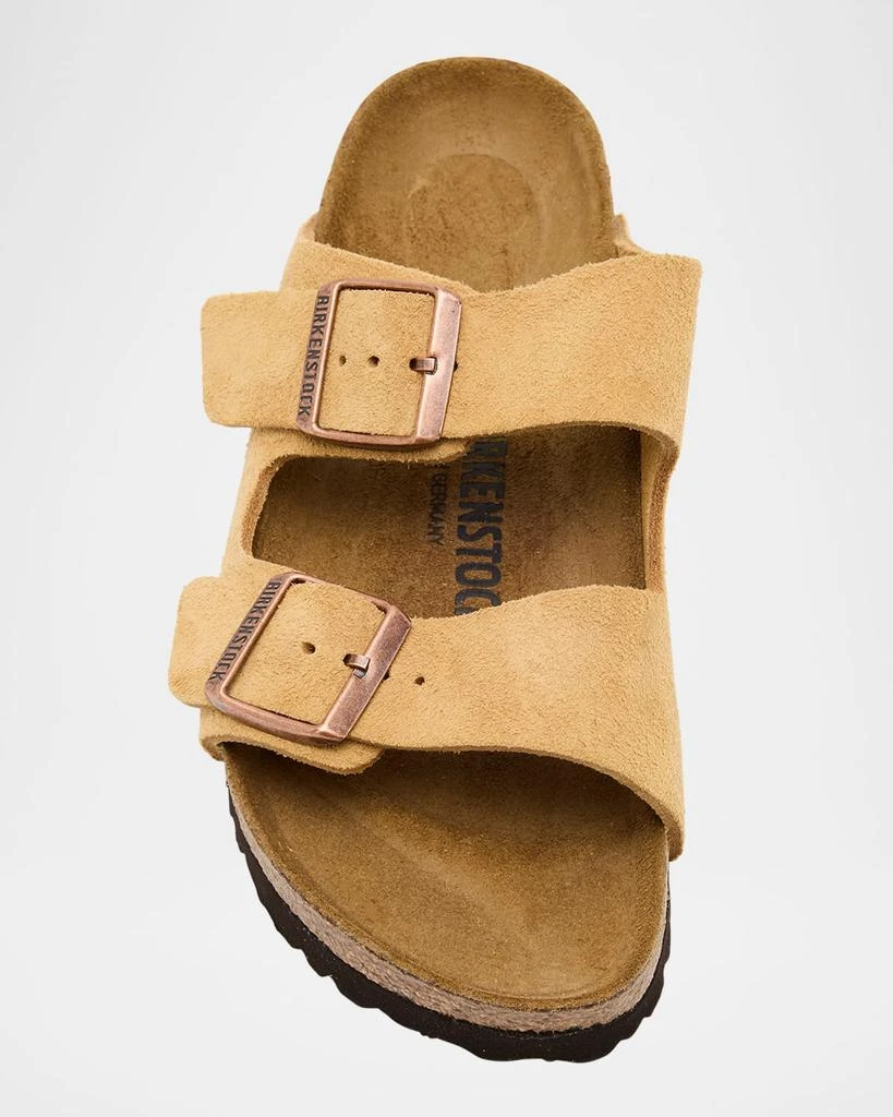Birkenstock Arizona Suede Dual-Buckle Slide Sandals 4