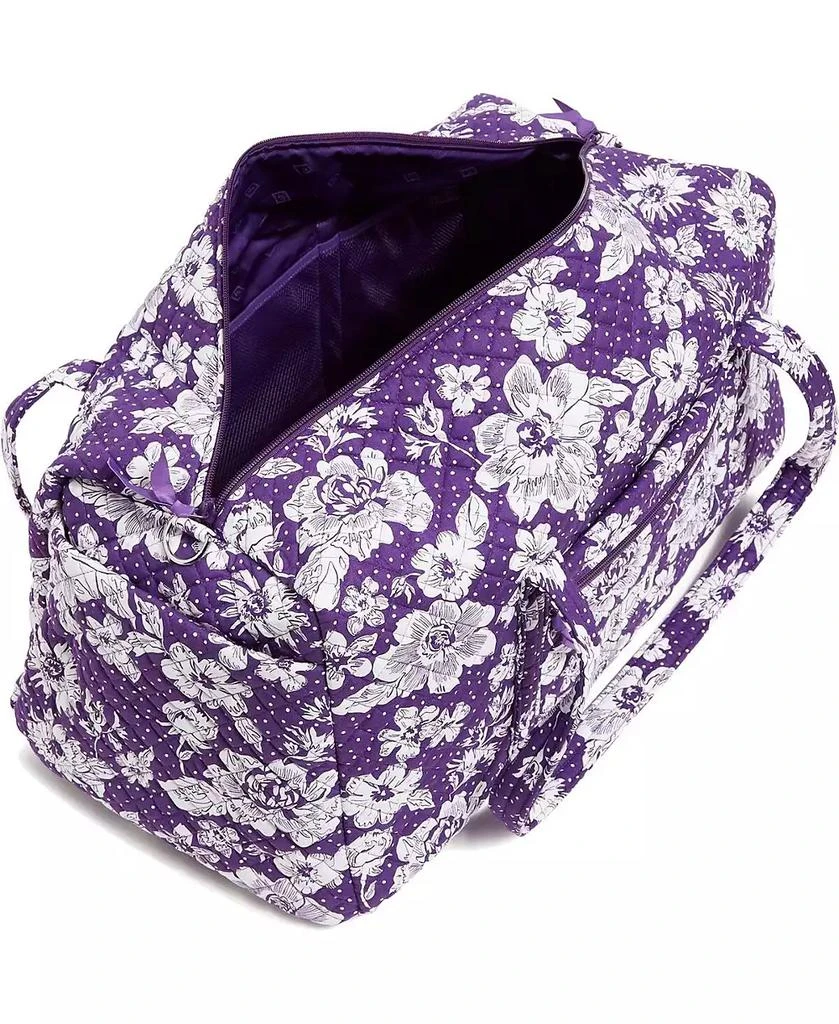 Vera Bradley TCU Horned Frogs Rain Garden Large Travel Duffel Bag 2