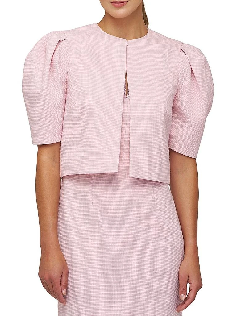 Kay Unger Jovie Stretch-Bouclé Jacket 3