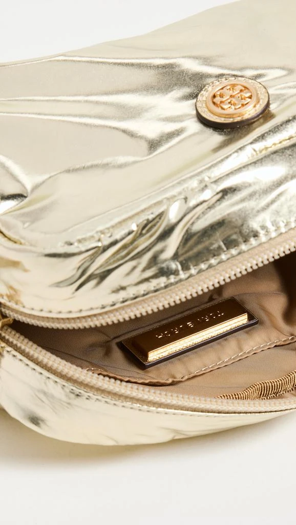 Tory Burch Virginia Metallic Curved Cosmetic Case 4