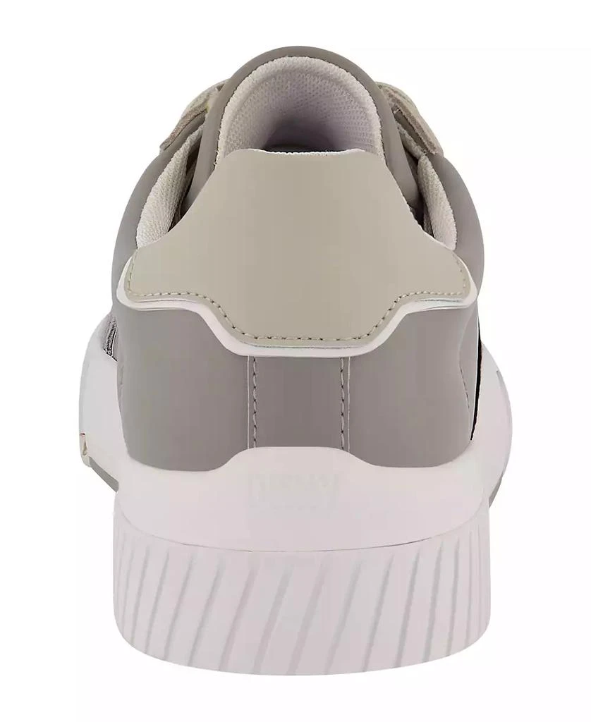 DKNY Men's Side Logo Perforated Two Tone Branded Sole Racer Toe Sneakers 3