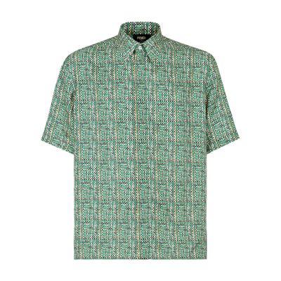 Fendi Shirt with Italian-style collar and short sleeves