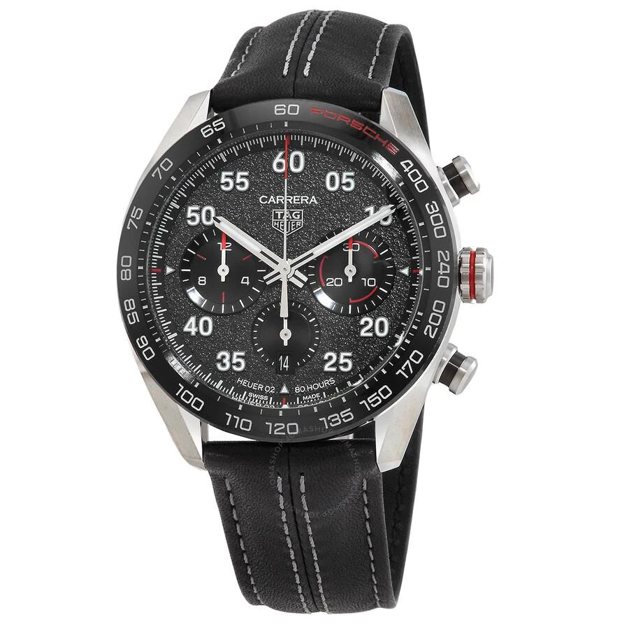 TAG Heuer Carrera Porsche Chronograph Automatic Grey Dial Men's Watch CBN2A1F-FC6492 1