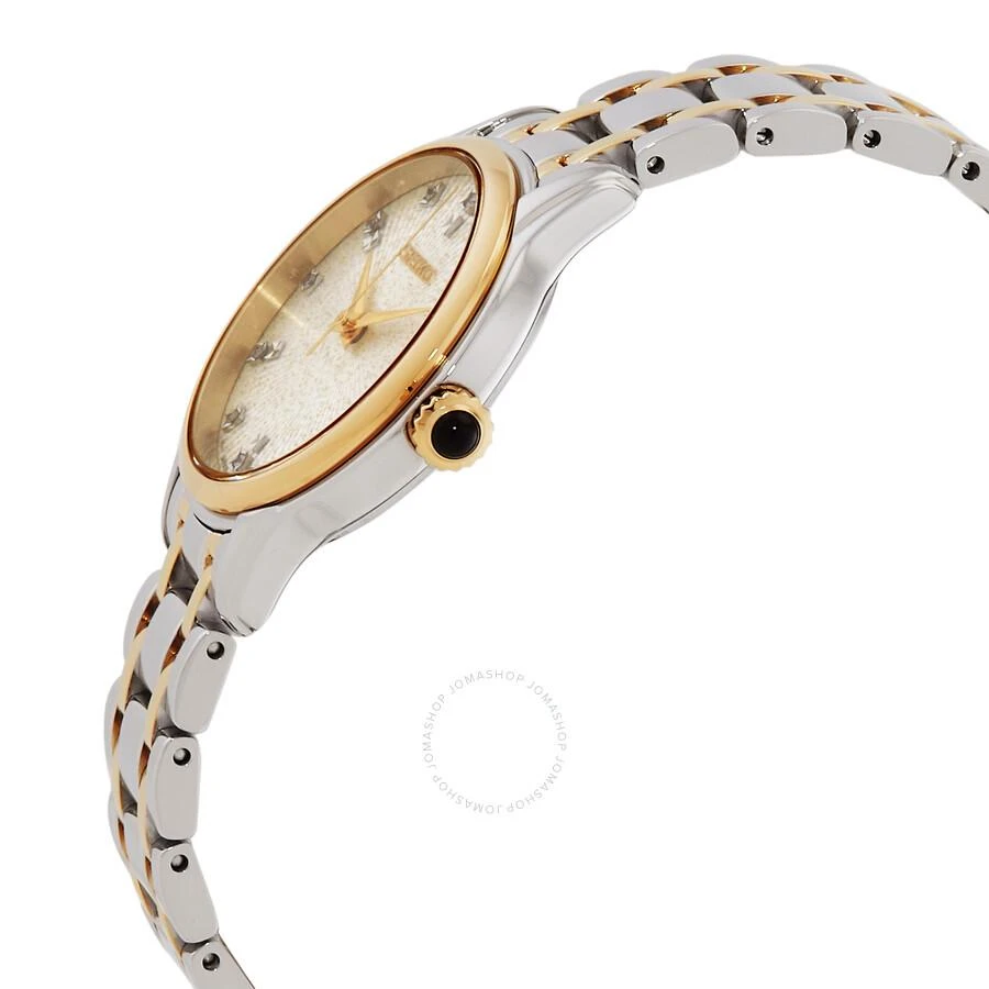 Seiko Discover More Quartz Diamond Silver Dial Two-Tone Ladies Watch SRZ550P1 2