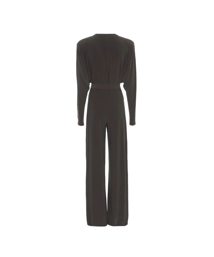 Norma Kamali Norma Kamali Long-Sleeve V-Neck Jumpsuit 2