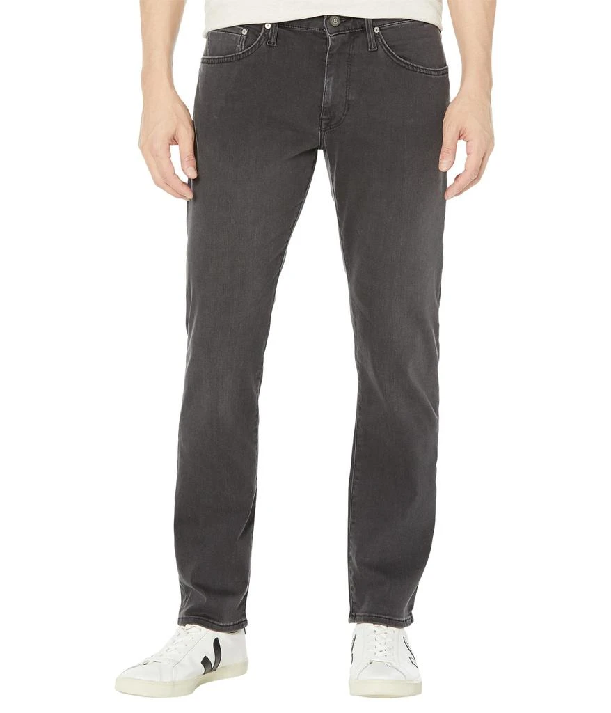 Mavi Jeans Marcus Slim Straight Leg in Mid Smoke Supermove 1