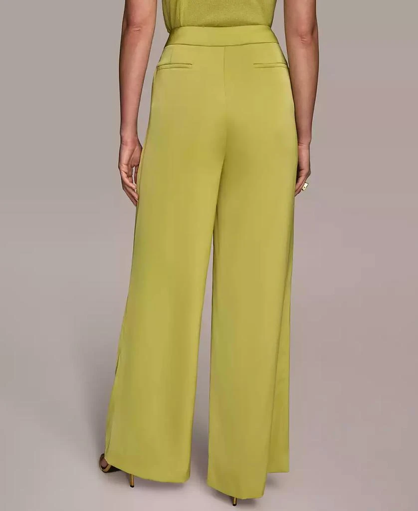 Donna Karan Women
s Satin Wide-Leg Pants 2