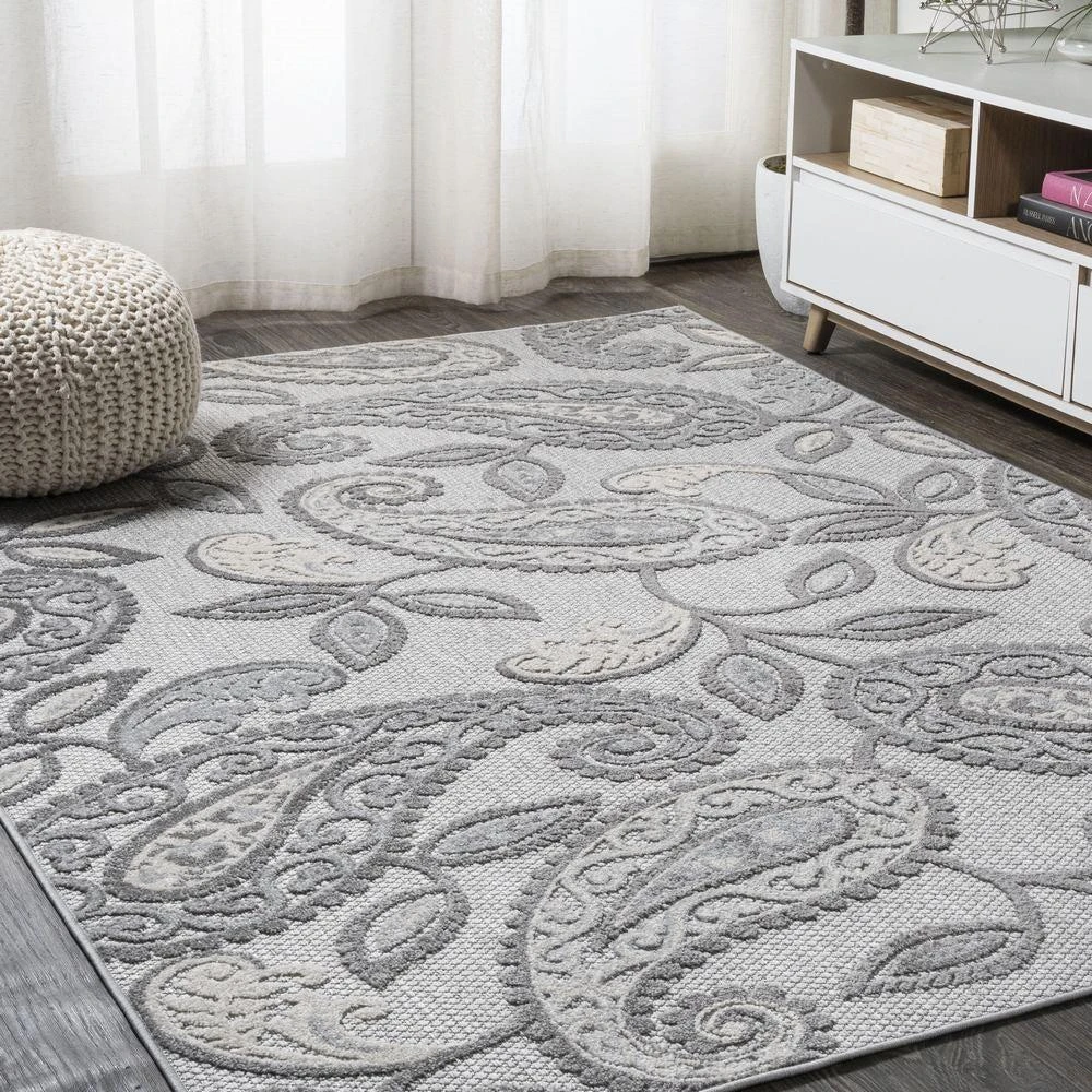 JONATHAN Y Julien Paisley High-Low Indoor/Outdoor Area Rug 7