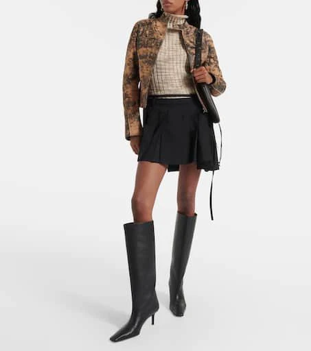 Acne Studios Leather knee-high boots 2