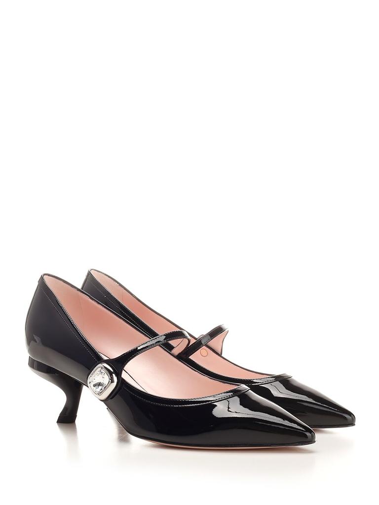 Roger Vivier Mary Jane virgule Patent Leather Pumps