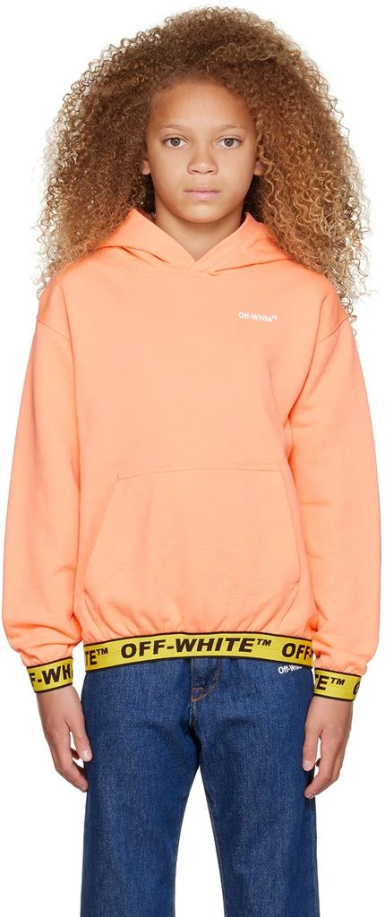 Off-White Kids Orange Industrial Hoodie