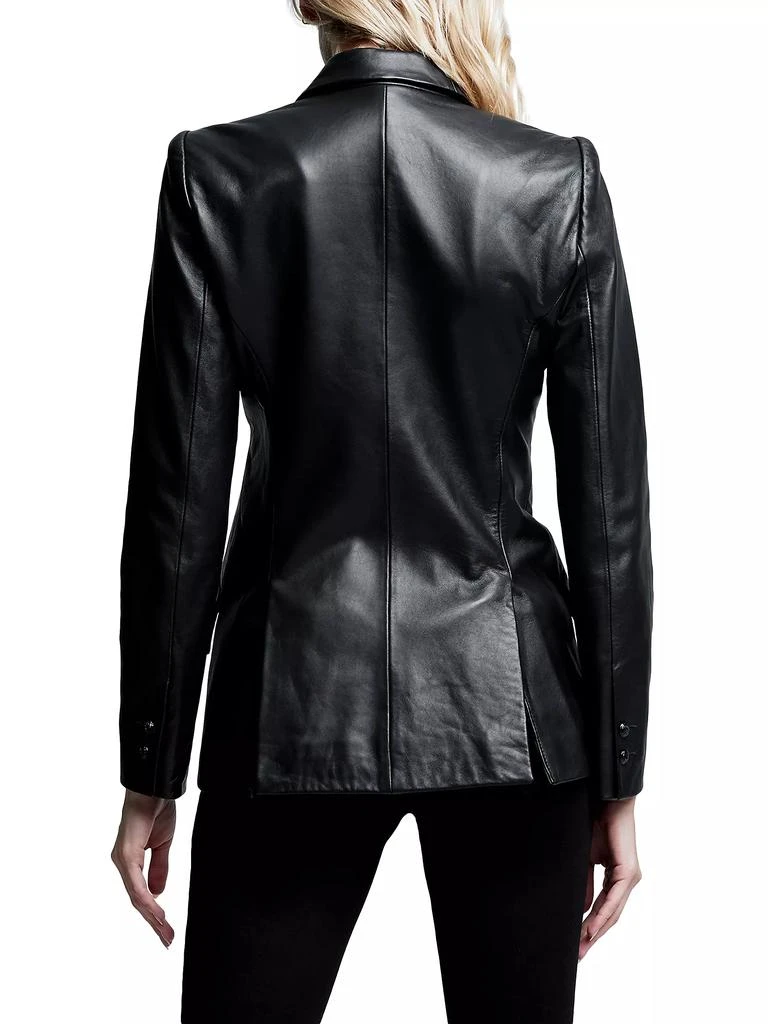 L'Agence Chamberlain Leather Blazer 5