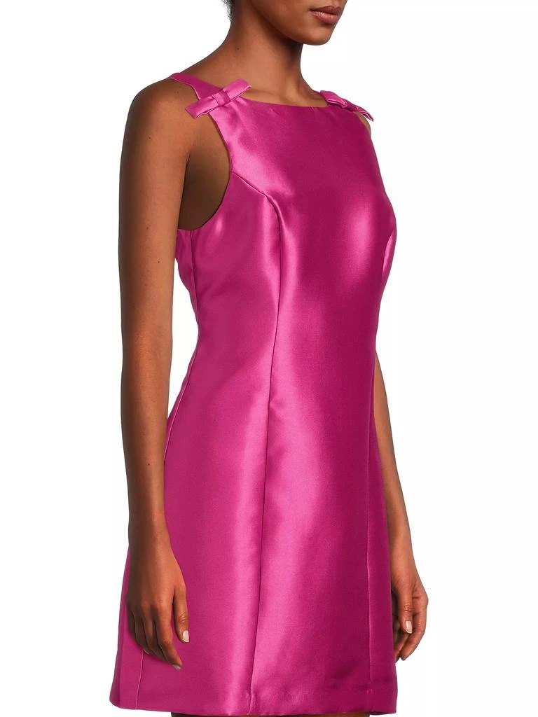 Hutch Chesca Satin Bow Minidress 4