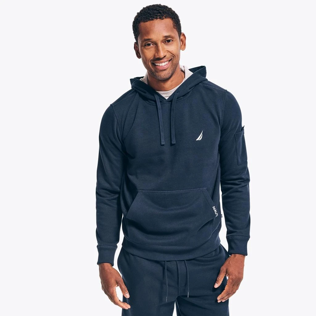 Nautica Mens Utility Pocket Hoodie 1
