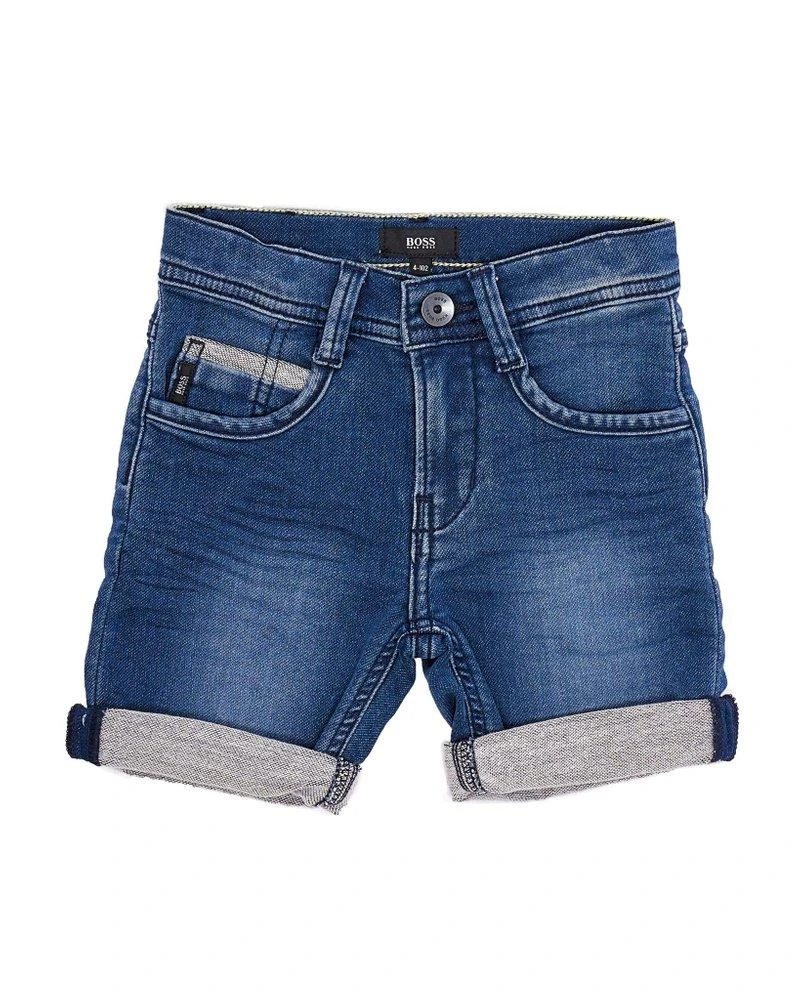 Hugo Boss Hugo Boss Kids Turn-Up Hem Denim Shorts