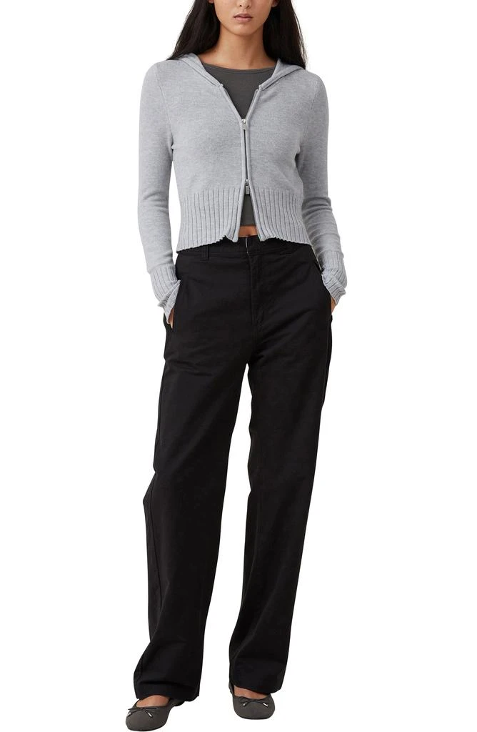 Cotton On Bailey Straight Leg Cotton Twill Pants 7