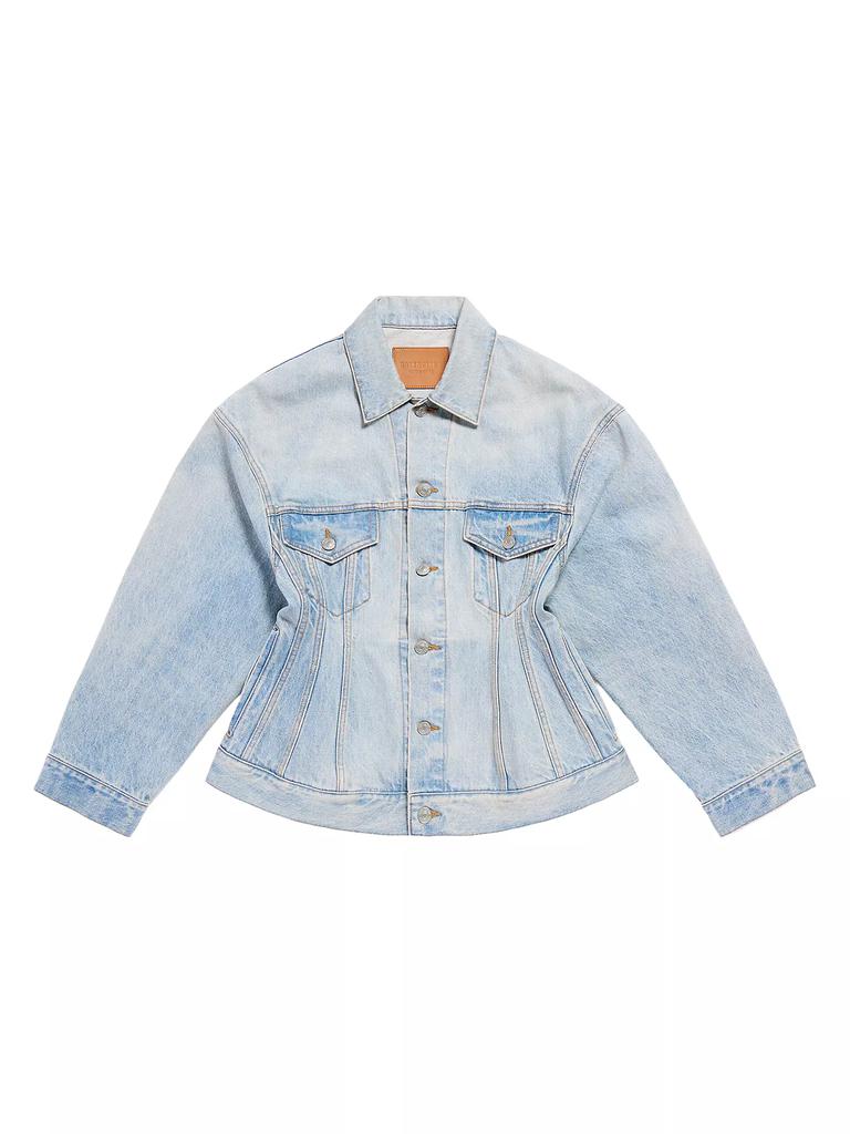 Balenciaga Hourglass Denim Jacket
