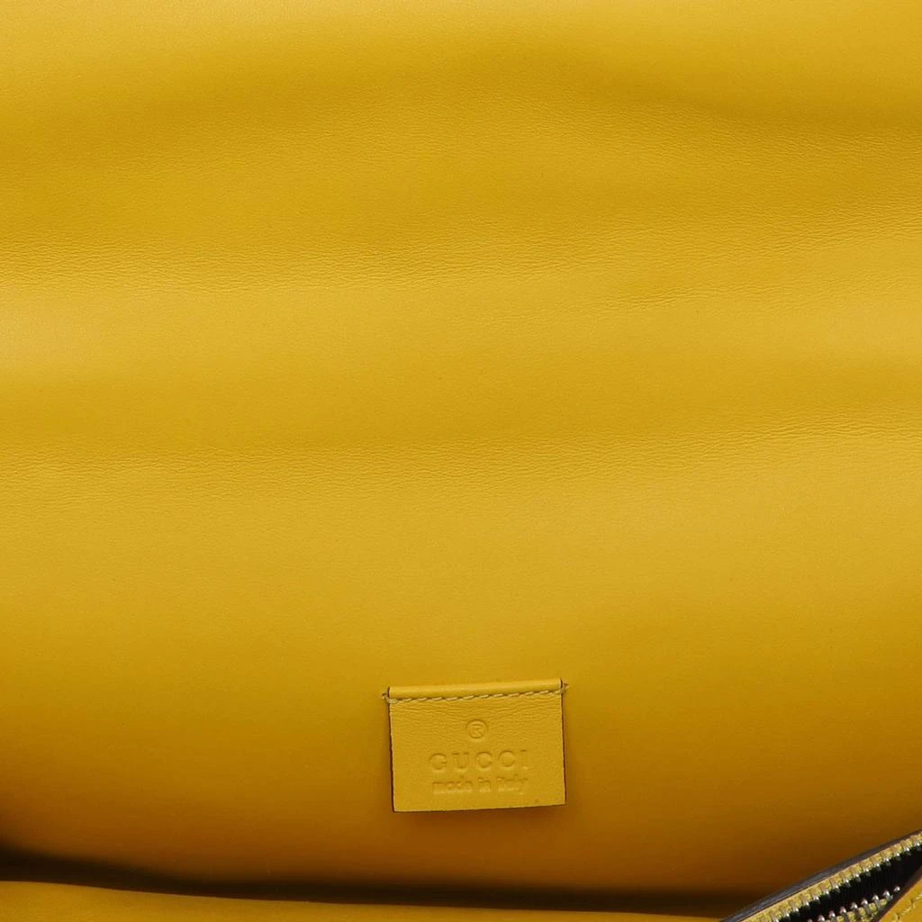 Gucci Gucci Yellow Suede Crystal Bow Embroidered Dionysus Shoulder Bag 10