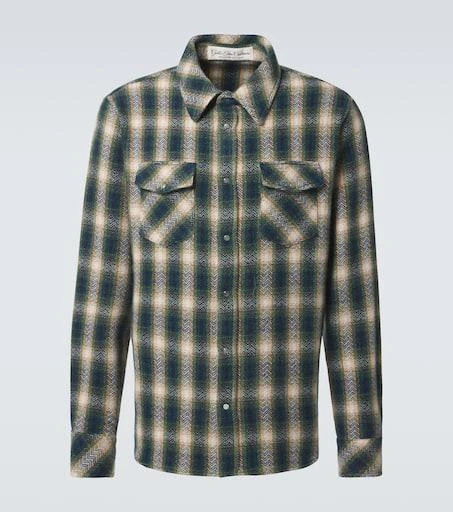 God's True Cashmere Tartan cashmere shirt 1