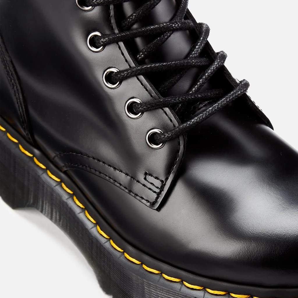 Dr. Martens Jadon Unisex Smooth Leather Boots - Black 4